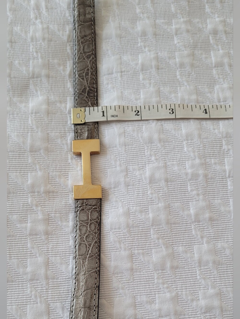 Whale Croc Embossed Belt - Picture 12 of 16